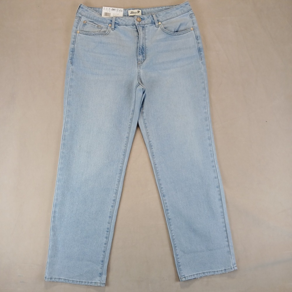 Se7en 10 34x30 Womens Jeans Loose Straight NWT FLAWS